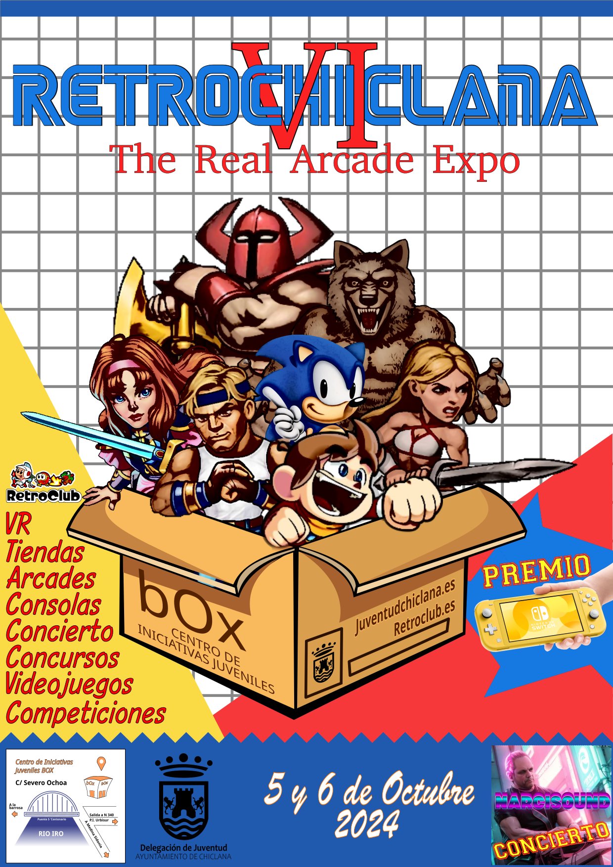 Cartel de Retro Chiclana VI